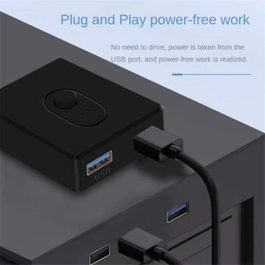 USB 3.0 KVM Switch 1X2/2X1 - Chia sẻ USB, Bàn phím, Chuột, Laptop, Máy in - Giá chỉ 104.390 VND 6