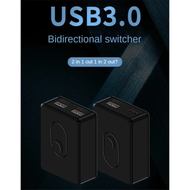 USB 3.0 KVM Switch 1X2/2X1 - Chia sẻ USB, Bàn phím, Chuột, Laptop, Máy in - Giá chỉ 104.390 VND 9