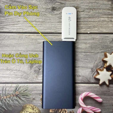 USB 4G LTE phát WiFi đa mạng từ SIM 3G/4G - Bộ phát di động tốc độ nhanh, giá 198k 2