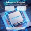 USB A HUB Vention 4 trong 1 USB3.0 5Gbps Chuyển đổi USB-C công tắc nguồn riêng lẻ 7