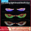 USB Big Devil Eyes Light cho ô tô - Màn hình LED, lập trình, ánh sáng cửa sổ