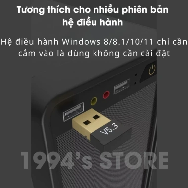 USB Bluetooth 5.0 - Bổ sung Bluetooth cho PC, Laptop hỏng, loa, bàn phím, chuột - 79.000₫