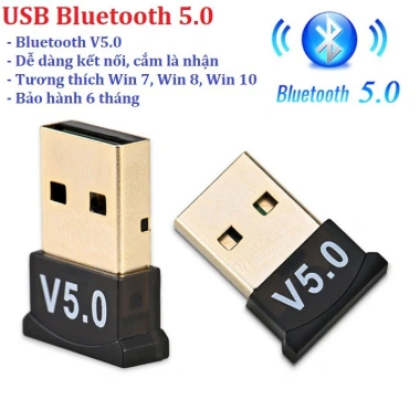 USB Bluetooth không dây cho PC & laptop, tốc độ cao, bảo hành 6 tháng, 39.000₫