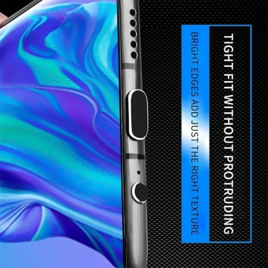 Usb C Chống Bụi Nhôm Hợp Kim Loại C - Bảo Vệ Nắp Cổng Sạc Samsung, Xiaomi, Chống Thấm Nước