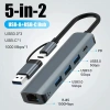 USB-C HUB đa cổng USB 3.0 và Gigabit Ethernet RJ45 cho MacBook Pro - 264.000đ