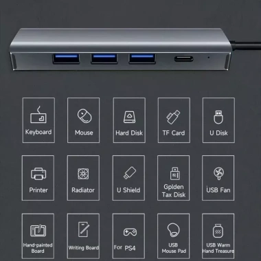 USB-C HUB đa cổng USB 3.0 và Gigabit Ethernet RJ45 cho MacBook Pro - 264.000đ 9
