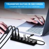 USB Hub 3.0/2.0 tốc độ cao 4/7 cổng ON/OFF - Chuyển đổi PC, hub tiện lợi 2