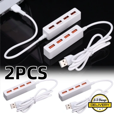 USB Hub 4 cổng cáp mở rộng 115cm – Thiết kế di động 8cm, sạc PC/Laptop/Phone nhanh