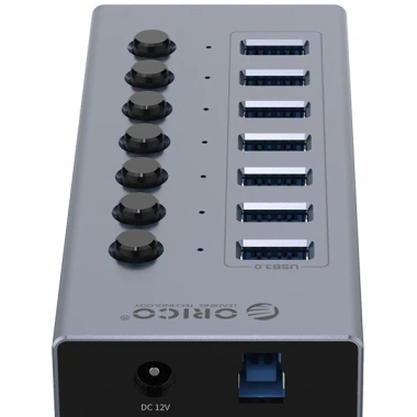USB HUB ORICO BT2U3-7AB 7 Cổng USB 3.0 Độc Lập - Hàng Chính Hãng Giá Ưu Đãi 950k 2