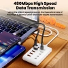 USB HUB OTG 10 Cổng Sạc Nhanh, Dải Nguồn & Ổ Cắm Nối Dài - Giá 85.800 VND 3