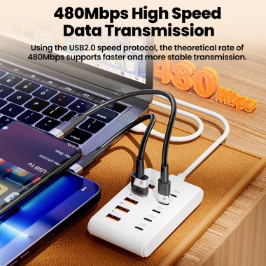 USB HUB OTG 10 Cổng Sạc Nhanh, Dải Nguồn & Ổ Cắm Nối Dài - Giá 85.800 VND 3 USB HUB OTG 10 Cổng Sạc Nhanh, Dải Nguồn & Ổ Cắm Nối Dài - Giá 85.800 VND 3
