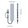 USB HUB Type C Đa Cổng 4 Port Adapter cho Điện Thoại, Laptop, PC - Tốc Độ 5Gbps, Giá Giảm 110k 4