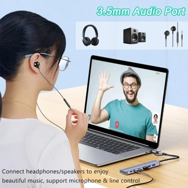 USB HUB Type C Đa Cổng 4 Port Adapter cho Điện Thoại, Laptop, PC - Tốc Độ 5Gbps, Giá Giảm 110k