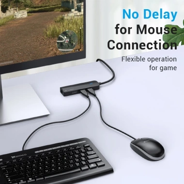 USB HUB Vention: Đầu chia USB A sang RJ45 Gigabit 10/100/1.000Mbps, 4 cổng USB 3.0/2.0, giảm giá 390.000₫
