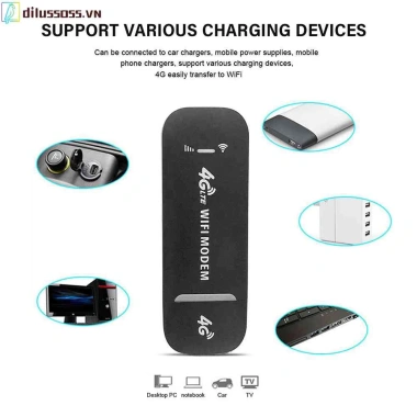 USB phát WiFi 4G DCOM OlaxU80 – Tốc độ 150Mbps, hỗ trợ 3G/4G, giá chỉ 220.000đ