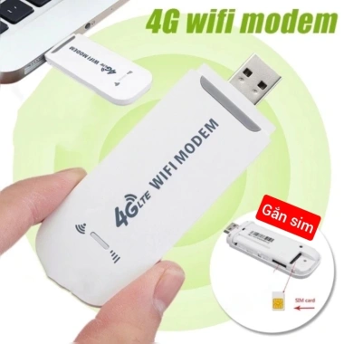 USB phát WiFi 4G LTE DCOM U80 tốc độ 150Mbps, giá chỉ 200k, phát wifi từ Sim 8