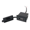 USB Sạc Xe 12-24V 2.4A Chống Thấm Nước - Chuyển Đổi Hình Vuông Xe Máy - Hrtyvhin 5