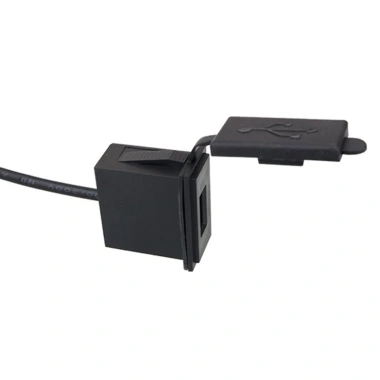 USB Sạc Xe 12-24V 2.4A Chống Thấm Nước - Chuyển Đổi Hình Vuông Xe Máy - Hrtyvhin