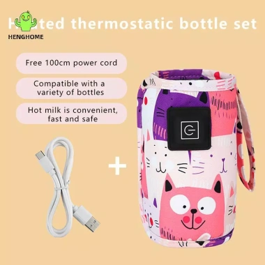 USB Sữa Nước Ấm HENGHOME Bình Nóng Di Động, Túi Cách Nhiệt Xe Đẩy Du Lịch Bé 8 USB Sữa Nước Ấm HENGHOME Bình Nóng Di Động, Túi Cách Nhiệt Xe Đẩy Du Lịch Bé 8