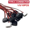 USB Type-C Đầu Nối Chống Nước Nén Trực Tiếp 1-10 Cái, Đế Nữ, Ổ Cắm Nữ, Sạc Hàn - 43.443₫