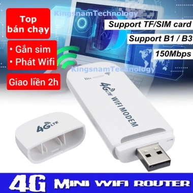 USB WiFi 4G DCOM OlaxU80 Tốc độ 150Mbps Giá rẻ 220.000 Phát WiFi từ SIM 3G/4G