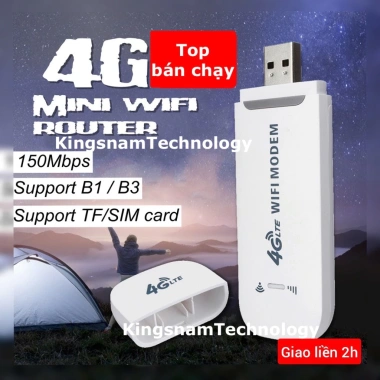 USB WiFi 4G DCOM OlaxU80 Tốc độ 150Mbps Giá rẻ 220.000 Phát WiFi từ SIM 3G/4G