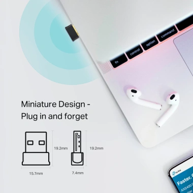 USB WIFI/Bluetooth 2 trong 1 TP-Link Archer T2UB Nano AC600 2 băng tần - Nhỏ gọn, cắm và sử dụng, giảm giá 255k 5