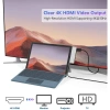 Usb‑C Docking Station Surface Pro 7 – 2 USB 3.0, HDMI 4K, Đọc thẻ SD/TF, Âm thanh 3