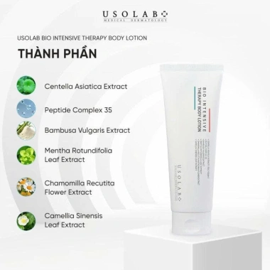 Usolab Bio Body Lotion 250ml – Kem dưỡng thể ẩm sâu, mịn da, giá ưu đãi 528.000₫
