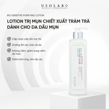 Usolab Bio Sensitive Purifying Lotion 500ml - Dưỡng da mụn cho Spa, giảm 21% 5