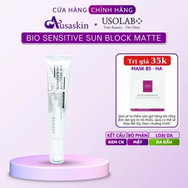USOLAB Kem Chống Nắng SPF 50 PA++++ 50ml Da Dầu Mụn - Matte, Giá 129k