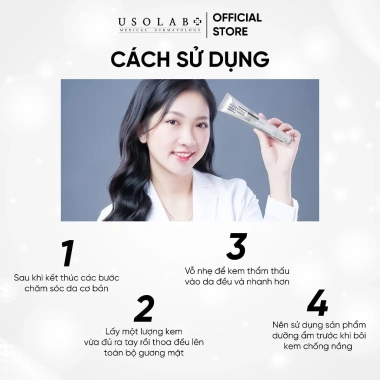 USOLAB Kem Chống Nắng SPF 50 PA++++ 50ml Da Dầu Mụn - Matte, Giá 129k 8 USOLAB Kem Chống Nắng SPF 50 PA++++ 50ml Da Dầu Mụn - Matte, Giá 129k 8