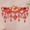 UTENEW Trang trí cửa năm mới May mắn Trung Quốc Cờ rèm Ngựa Tết Nguyên Đán 7