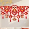 UTENEW Trang trí cửa năm mới May mắn Trung Quốc Cờ rèm Ngựa Tết Nguyên Đán 8
