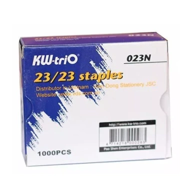 Ưu đãi Kim bấm Kwtrio 23/23 200 tờ - Đóng 170‑200 tờ/giờ, chỉ 26.000₫ 4 Ưu đãi Kim bấm Kwtrio 23/23 200 tờ - Đóng 170‑200 tờ/giờ, chỉ 26.000₫ 4