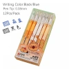 UUMIR 12 Bút Gel Xóa Được 0.38mm Capybara Đen/Xanh - Bút Mực Chữ Ký Siêu Mịn 2