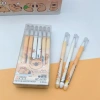 UUMIR 12 Bút Gel Xóa Được 0.38mm Capybara Đen/Xanh - Bút Mực Chữ Ký Siêu Mịn 4