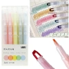 UUMIR 5 màu Highlighter Double Head Pastel, Bút Huỳnh Quang cho Sổ Lưu Niệm - Quà Học Sinh 7