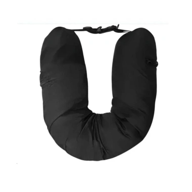 UUMIR Cổ Nhồi Bông Fuzz Siêu Mềm Gối Du Lịch Di Động Lấp Lánh, Túi Bảo Quản Chống Thấm 4