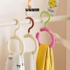 Uumir Móc Treo Quần Áo Đa Năng – Giá Treo Khăn Di Động Xoay Được, Dopamine