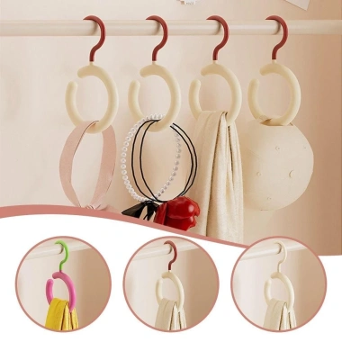Uumir Móc Treo Quần Áo Đa Năng – Giá Treo Khăn Di Động Xoay Được, Dopamine 7