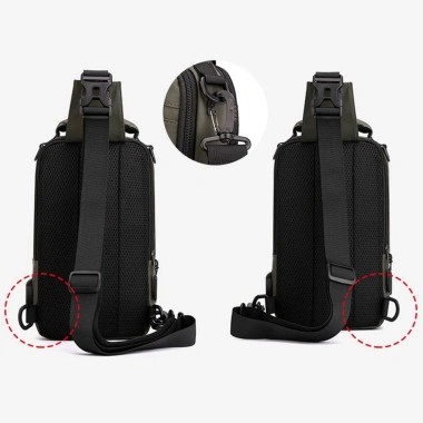 UUMIR Túi Đeo Chéo Vai Chống Thấm Nước, Chống Trộm, Nhẹ Siêu Nhẹ Dành Cho Đi Bộ Đường Dài Giá 151.308 VND 5