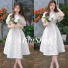 V61 Váy Tay Định Cườm Xoè Công Chúa Dự Tiệc – Đầm Cưới Cô Dâu 380k 2