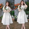 V61 Váy Tay Định Cườm Xoè Công Chúa Dự Tiệc – Đầm Cưới Cô Dâu 380k 7