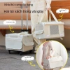 Va li xe đẩy 2 tầng cho thú cưng - Ba lô xách tay cho mèo & chó, giảm giá 20% chỉ 451.200₫ 3