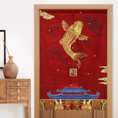 Vách Ngăn Trung Hoa Nửa Rèm - Phong Thủy, Vệ Sinh, Dùng cho Phòng Ngủ, Bếp, Cửa Nhà