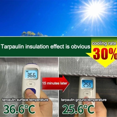 Vải Bạt Che Nắng Màu Bạc Chống Thấm Nước - May Viền Đóng Khoen Sẵn Giá Tốt 8 Vải Bạt Che Nắng Màu Bạc Chống Thấm Nước - May Viền Đóng Khoen Sẵn Giá Tốt 8