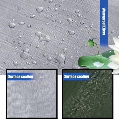 Vải Bạt Che Nắng Màu Bạc Chống Thấm Nước - May Viền Đóng Khoen Sẵn Giá Tốt 10 Vải Bạt Che Nắng Màu Bạc Chống Thấm Nước - May Viền Đóng Khoen Sẵn Giá Tốt 10