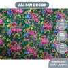 Vải chăn con công đơn vintage decor Tết - Trải bàn 1,6m, giá 78.000₫ 7