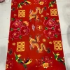 Vải con công đa năng: phông nền, rèm Noel, vải lụa đỏ, nhung đỏ, trải bàn - Nhiều kích thước K1, giá chỉ 60.000₫ (giá gốc 78.000₫) 6